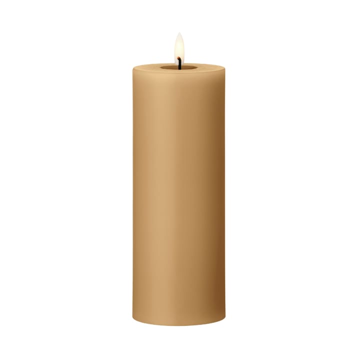 ester & erik blockljus LED - 27 Almond butter, 20 cm - Ester & erik
