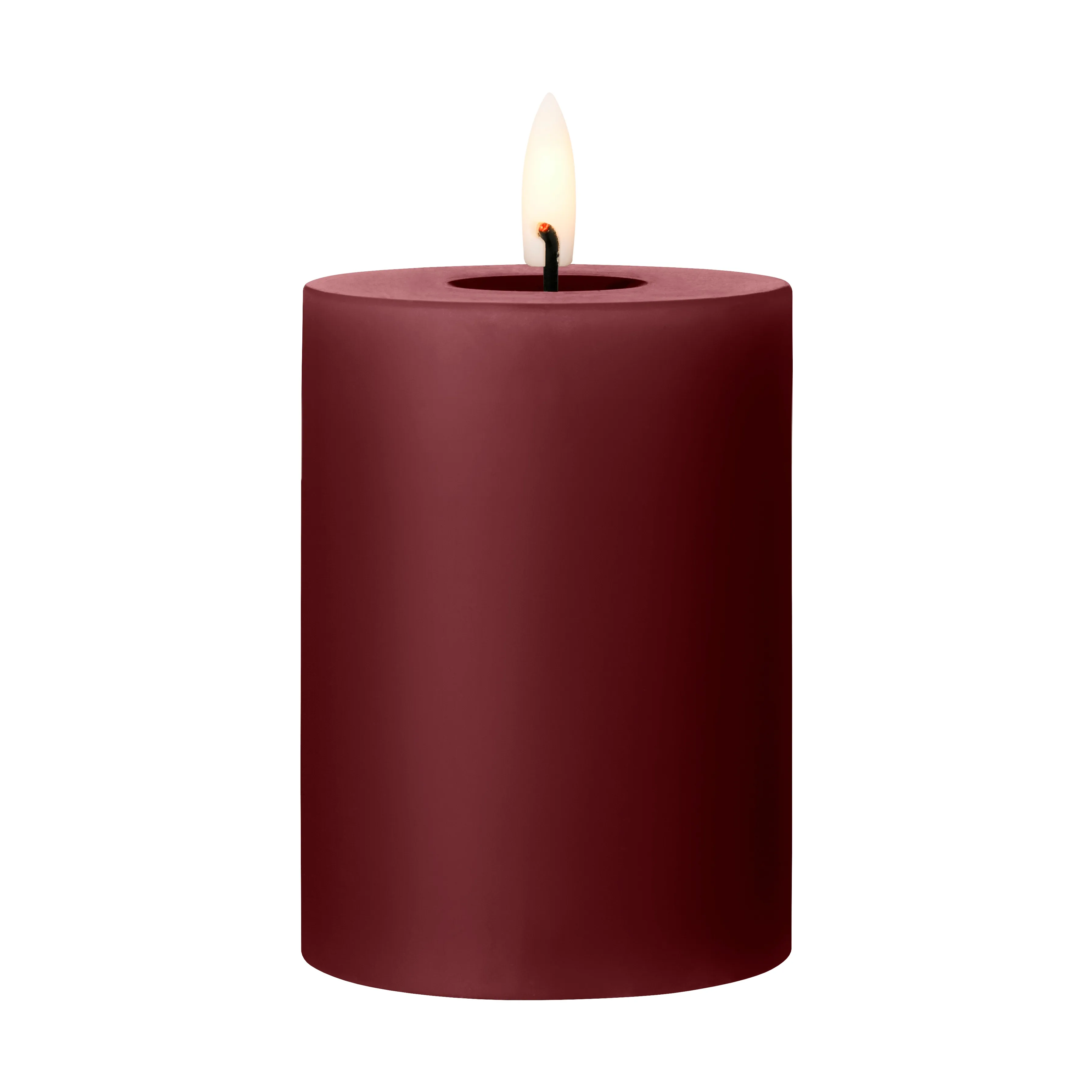ester & erik blockljus LED, 44/2 Deep Wine, 10 cm