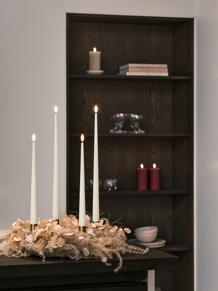 ester & erik blockljus LED, 44/2 Deep Wine, 15 cm ester & erik