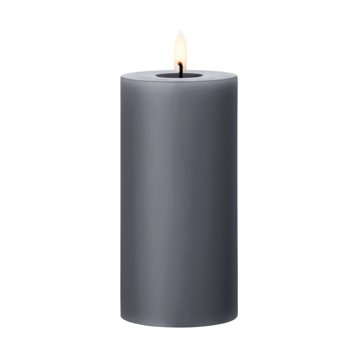ester & erik blockljus LED - 74 Dark Slate, 15 cm - Ester & erik