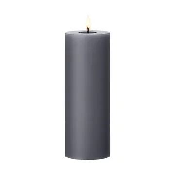 ester & erik blockljus LED - 74 Dark Slate, 20 cm - ester & erik