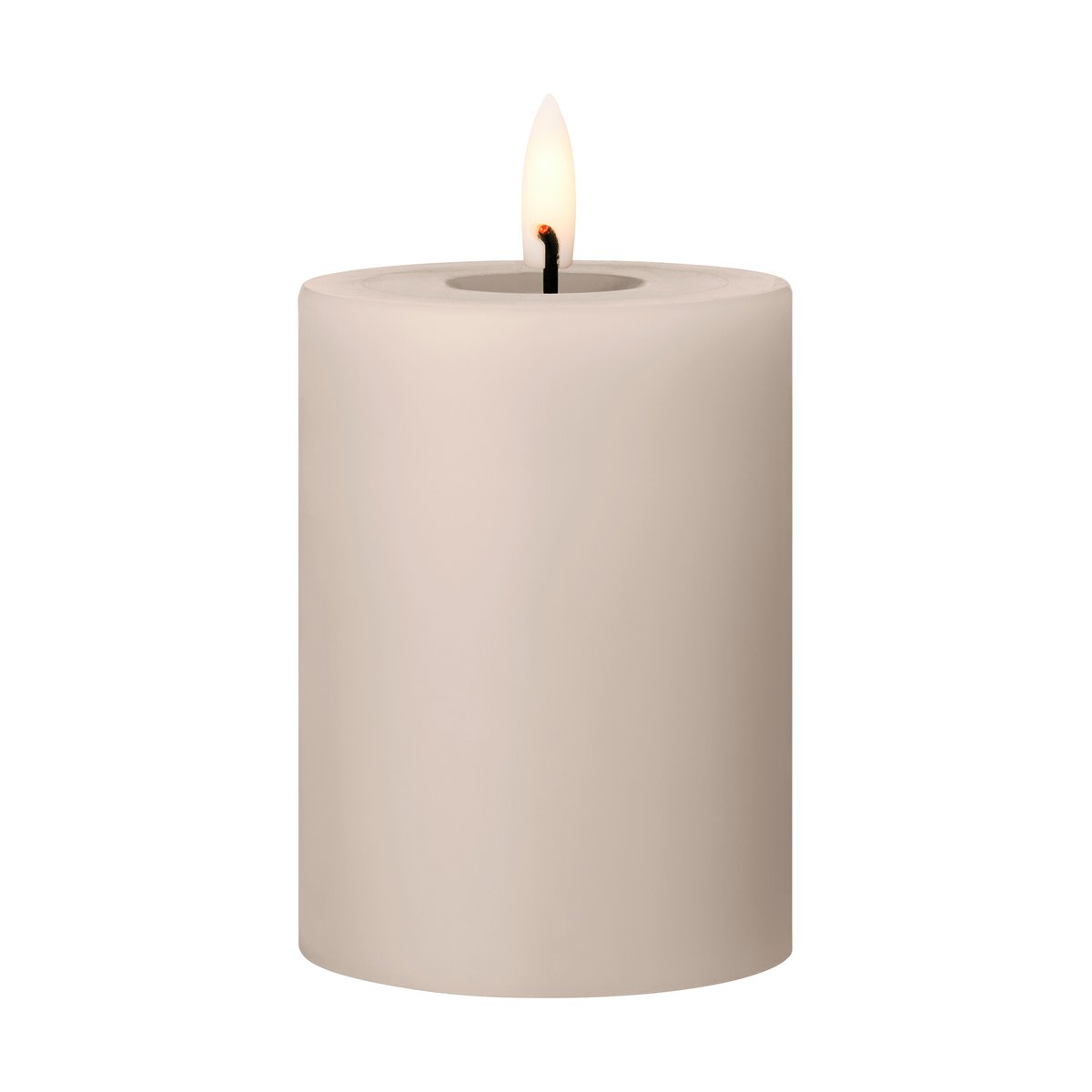 ester & erik blockljus LED Ø7,5x10 cm 22 Linen Grey