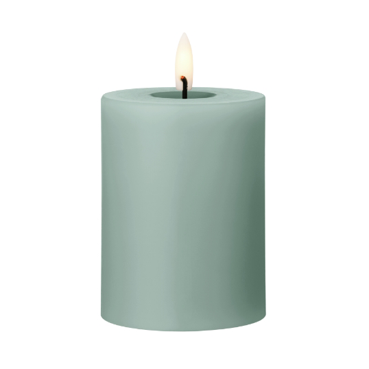 ester & erik blockljus LED Ø7,5x10 cm 67 Jade stone