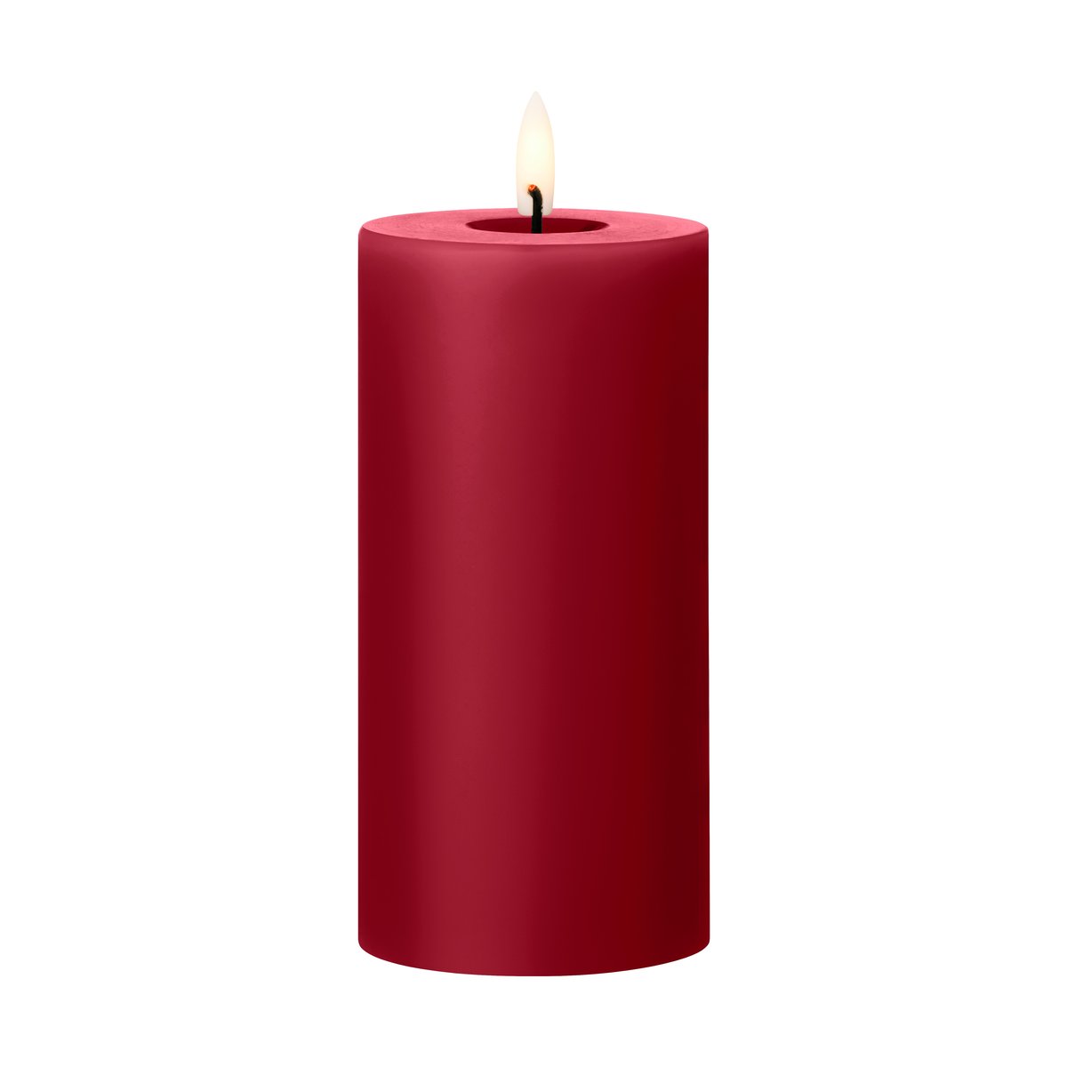 ester & erik blockljus LED Ø7,5x15 cm 36 Winter Berry