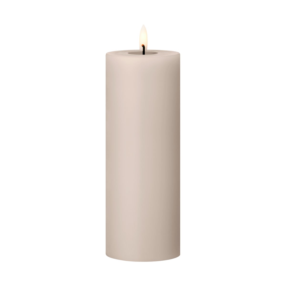 ester & erik blockljus LED Ø7,5x20 cm 22 Linen Grey
