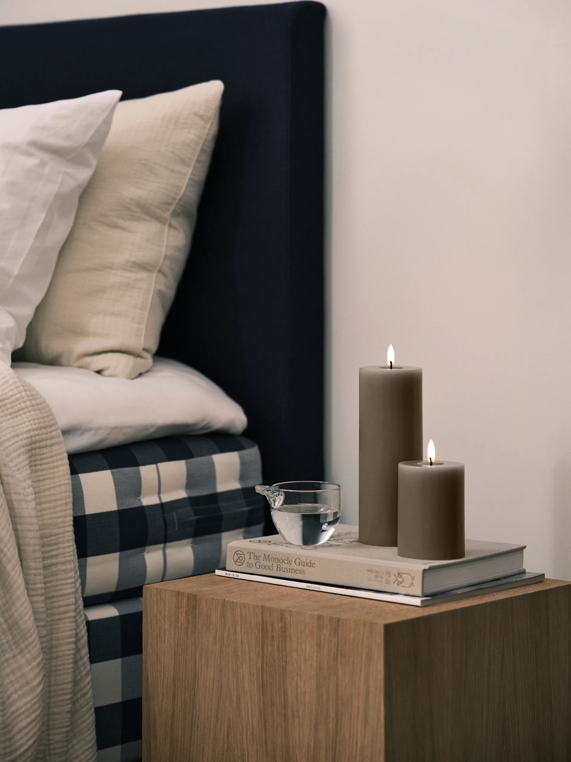 ester & erik blockljus LED, 77 Caviar, 10 cm ester & erik