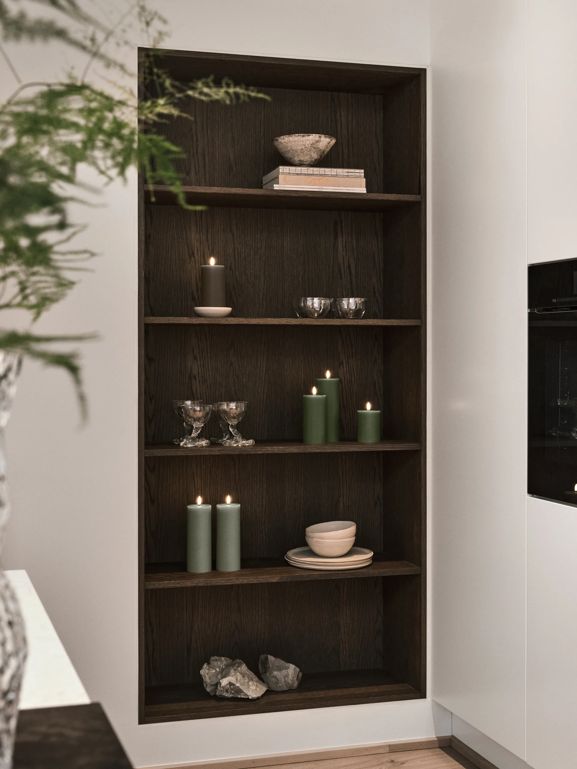 ester & erik blockljus LED, 77 Caviar, 15 cm ester & erik