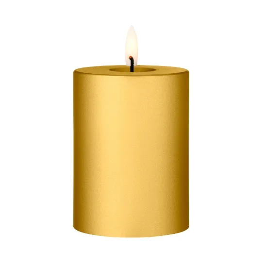 ester & erik blockljus LED, 90 Gold Metallic, 10 cm ester & erik