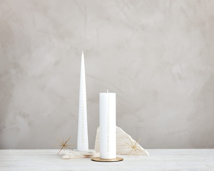 ester & erik kalenderljus 25 cm, 31 pure white ester & erik
