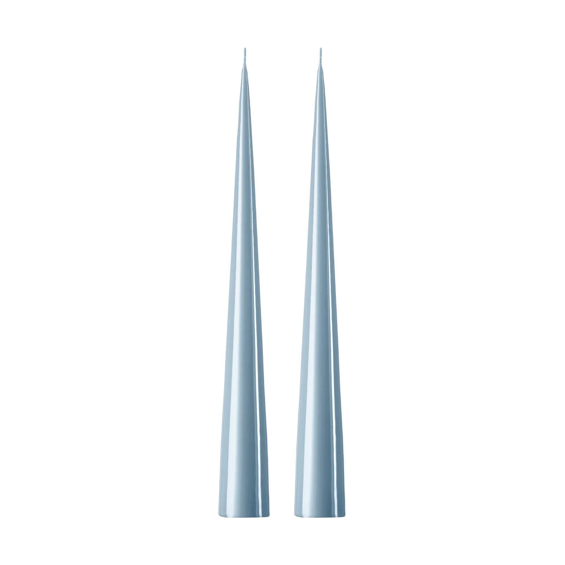 ester & erik konljus 37 cm 2-pack lackad, Dusty blue 83 ester & erik