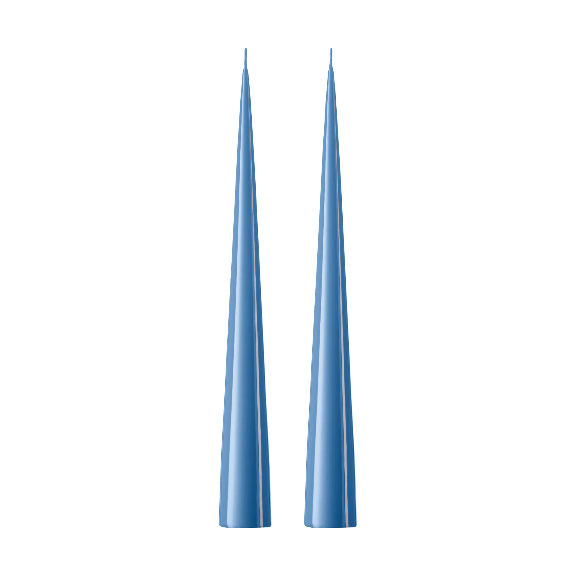 ester & erik konljus 37 cm 2-pack lackad, Moon blue 37 ester & erik