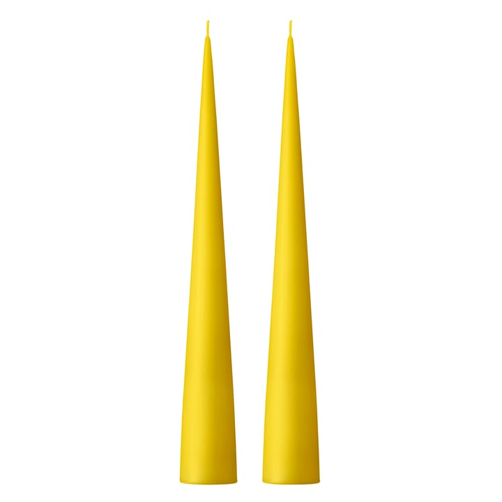 ester & erik konljus 37 cm 2-pack matt - Lemon drop 15 - Ester & erik