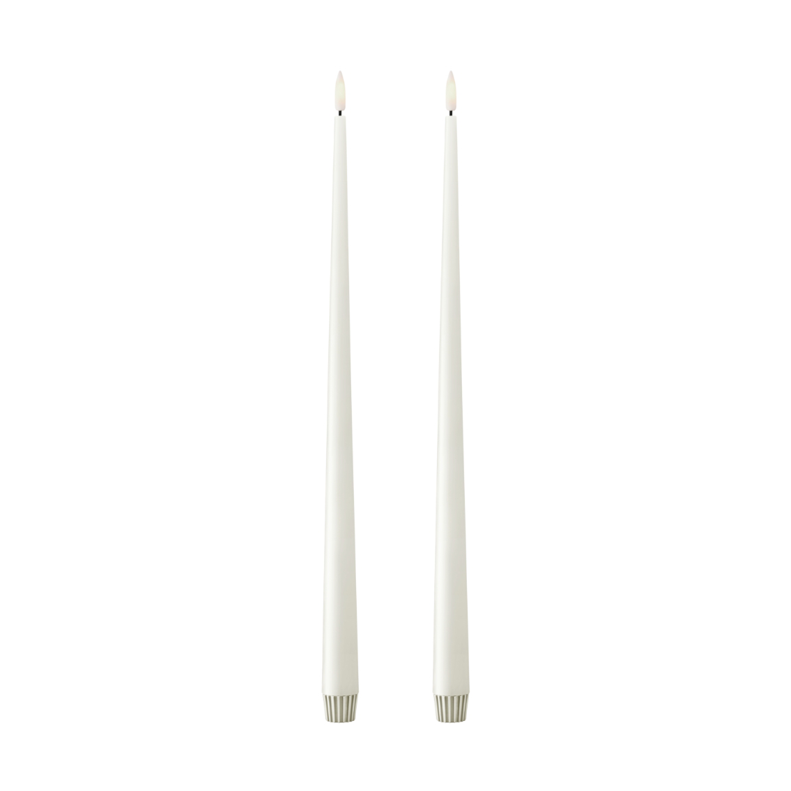 ester & erik kronljus LED 2-pack 10 Silky, 40 cm | Skandinavisk Design | Ljusslingor & Dekorationsbelysning | Vit