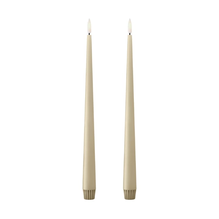 ester & erik kronljus LED 2-pack - 14 Pale ginger , 30 cm - Ester & erik