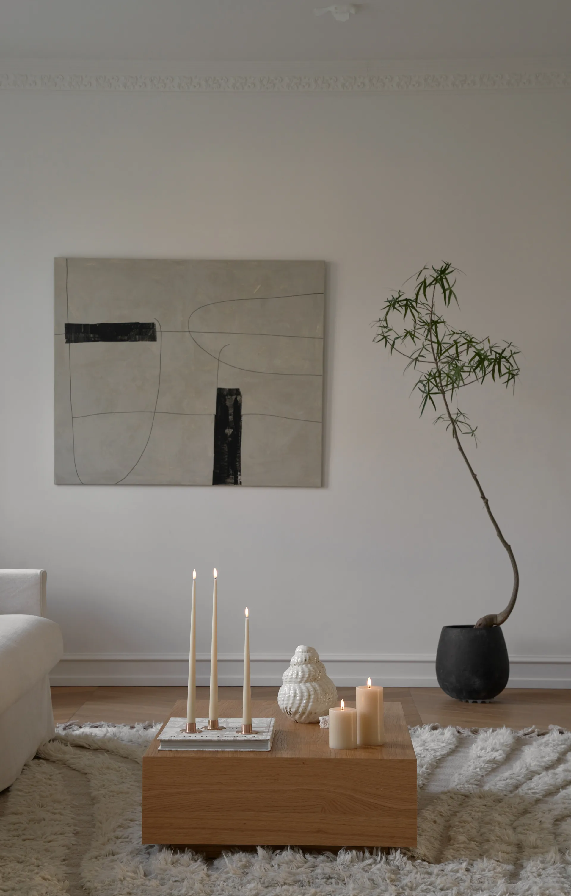 ester & erik kronljus LED 2-pack, 14 Pale ginger , 30 cm ester & erik