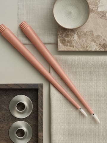 ester & erik kronljus LED 2-pack - 20 Rosy caramel , 30 cm - ester & erik