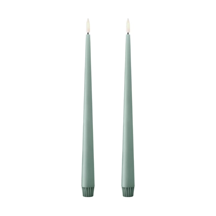 ester & erik kronljus LED 2-pack - 67 Jade stone , 30 cm - Ester & erik