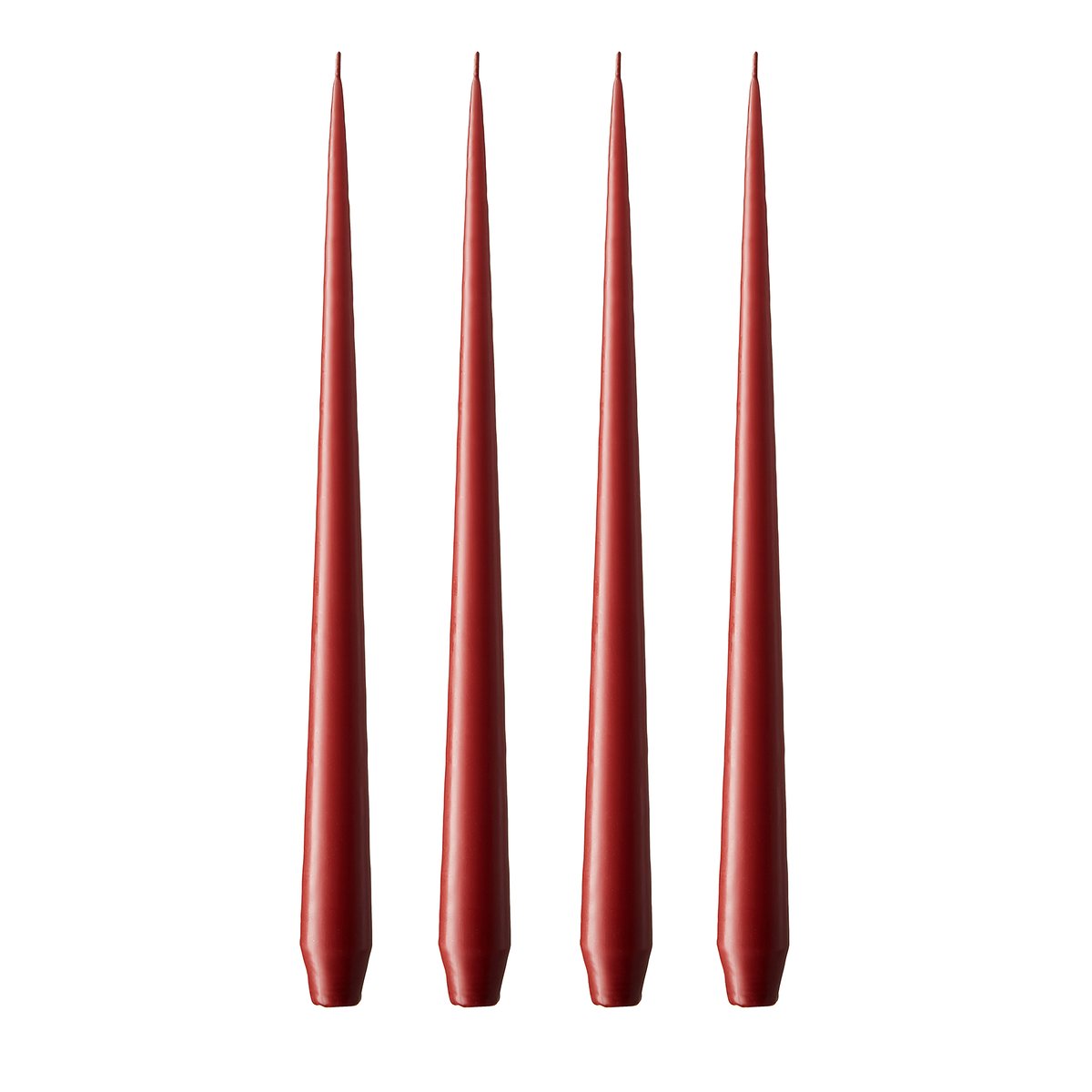 ester & erik ljus 32 cm 4-pack aged rust Matt | Skandinavisk Design | Ljus | Röd