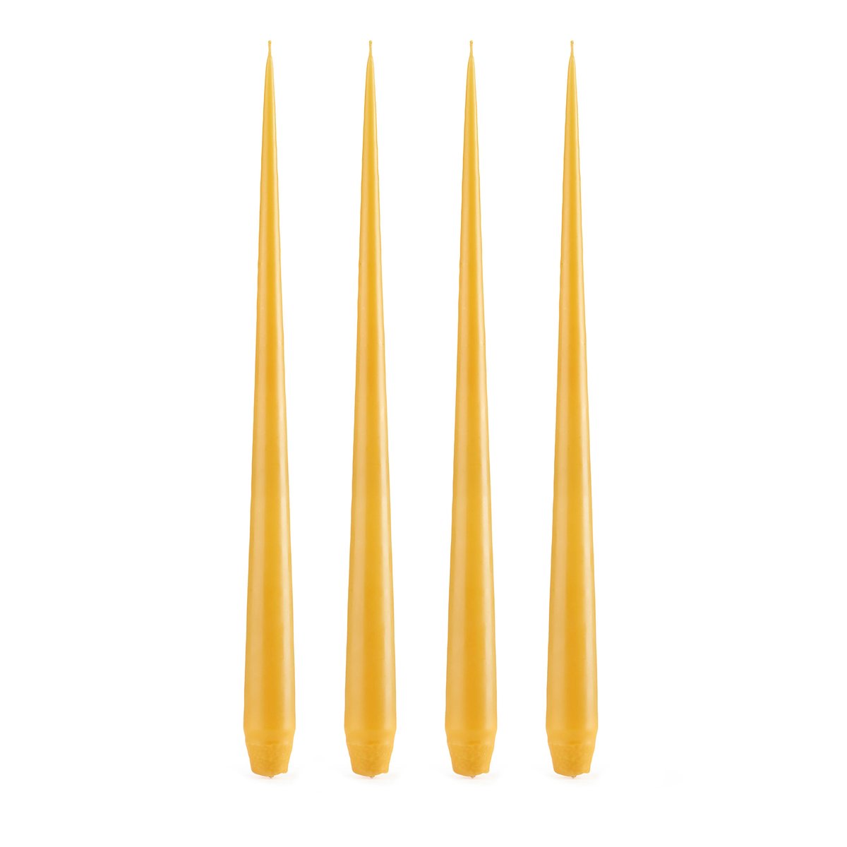 ester & erik ljus 32 cm 4-pack honey balm Matt | Skandinavisk Design | Ljus | Gul