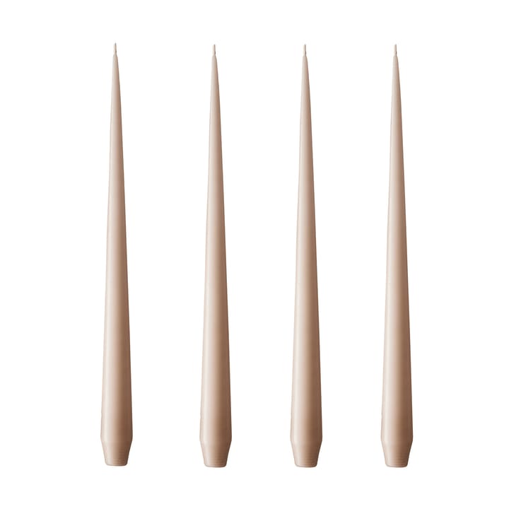 ester & erik ljus 32 cm 4-pack ice latte - matt - Ester & erik