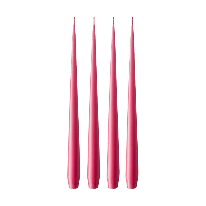 ester & erik ljus 32 cm 4-pack matt - Deep pink 41/2 - ester & erik