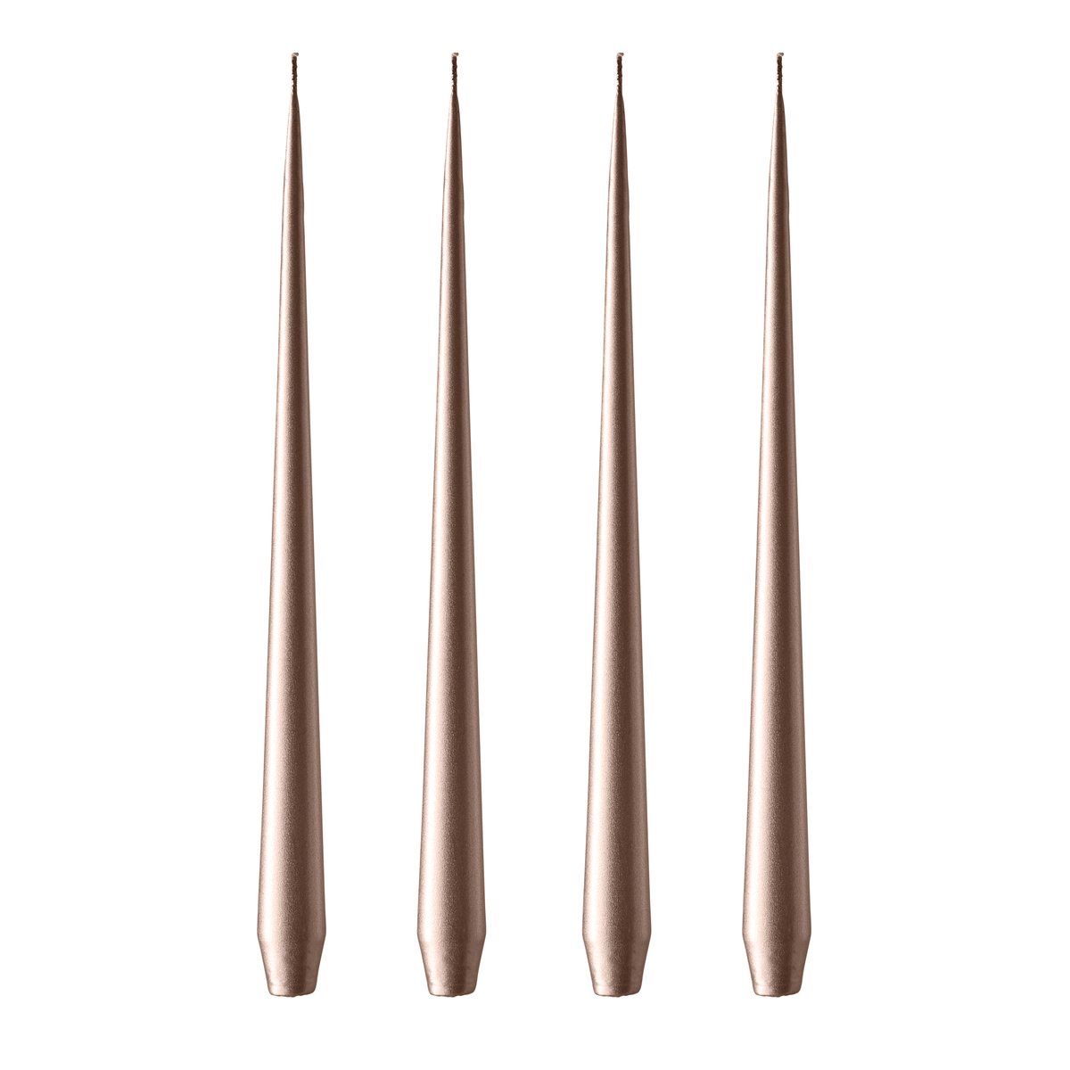ester & erik ljus 32 cm 4-pack metallic Champagne | Skandinavisk Design | Ljus | Beige