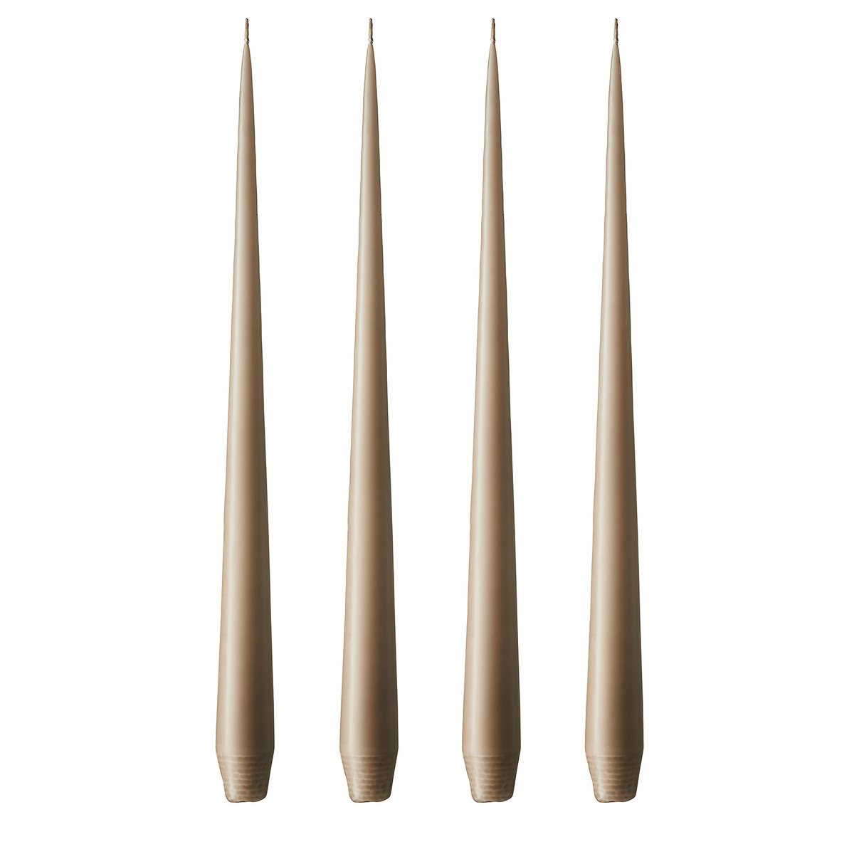 ester & erik ljus 32 cm 4-pack nougat note Matt | Skandinavisk Design | Ljus | Beige