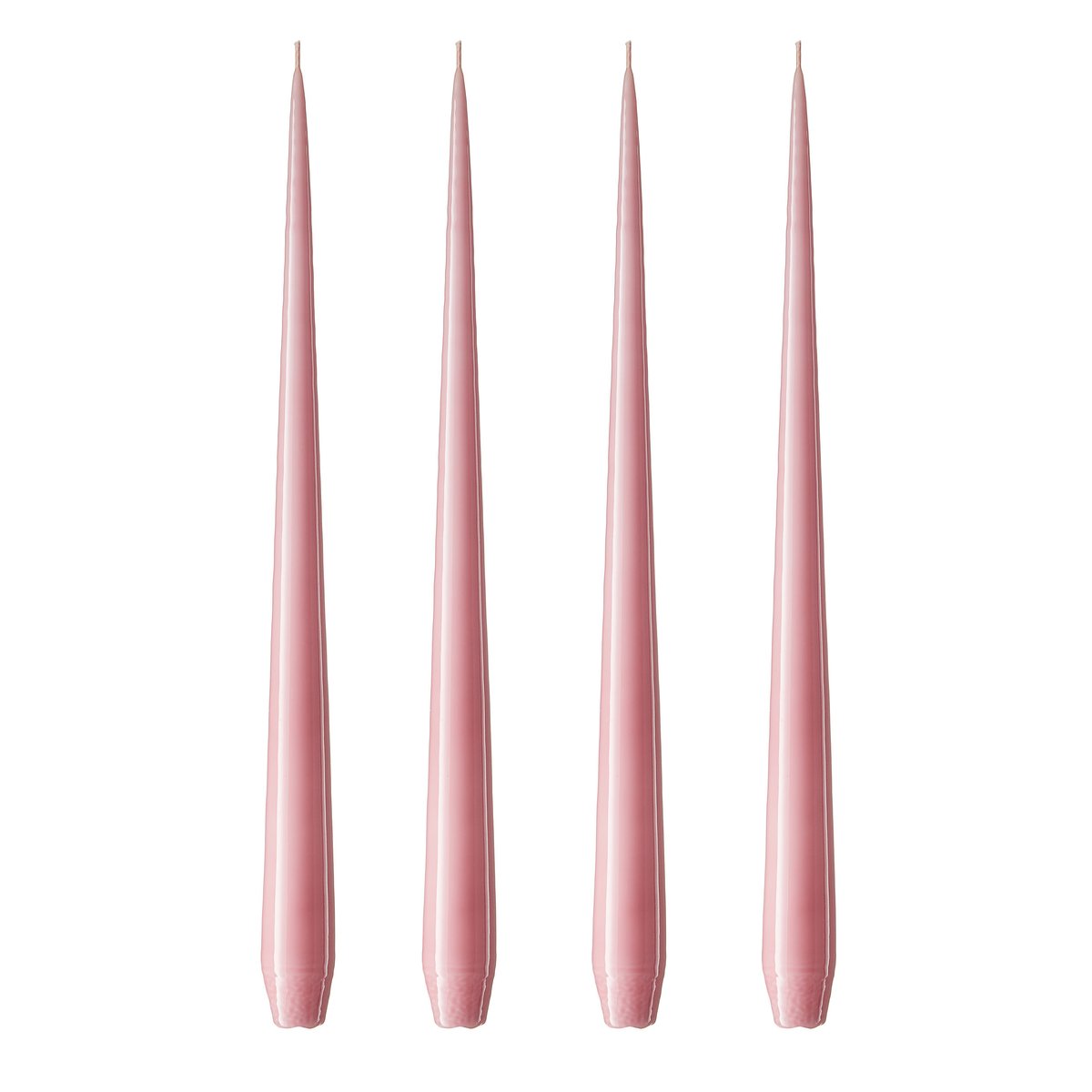 ester & erik ljus 32 cm 4-pack old rose Lackad | Skandinavisk Design | Ljus | Rosa