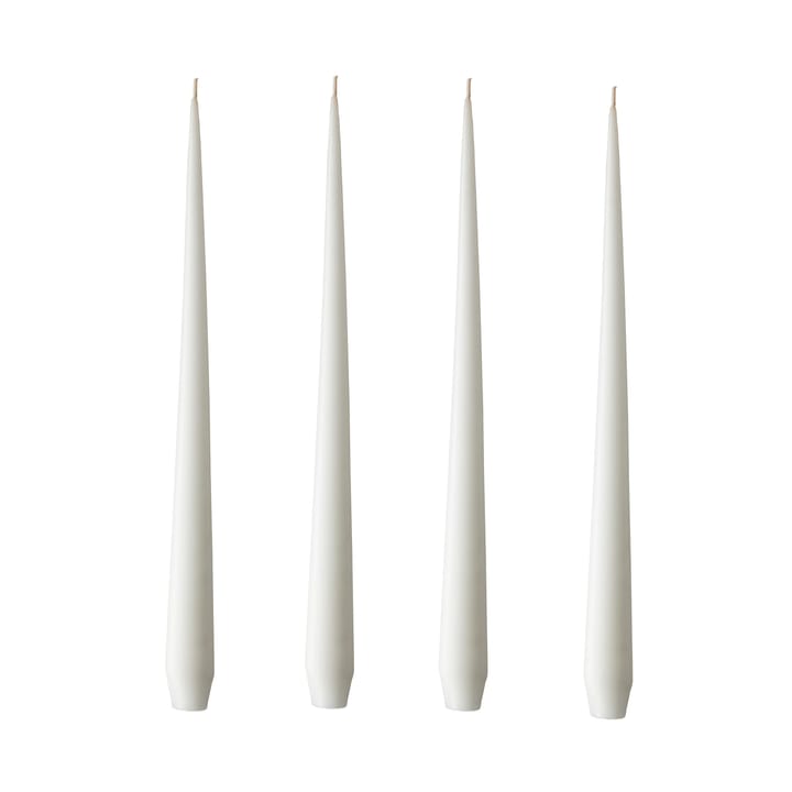 ester & erik ljus 32 cm 4-pack pure white - matt - ester & erik