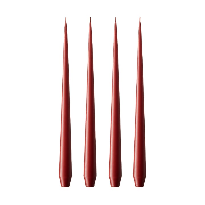 ester & erik ljus 4-pack matt - aged rust, 32 cm - Ester & erik