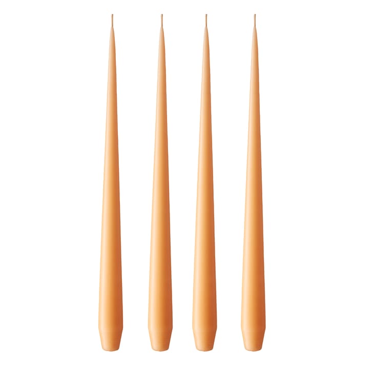 ester & erik ljus 4-pack matt - dark Melon sorbet 19/2, 42 cm - Ester & erik
