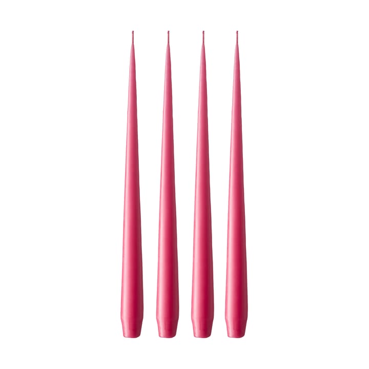 ester & erik ljus 4-pack matt - Deep pink 41/2, 32 cm - Ester & erik
