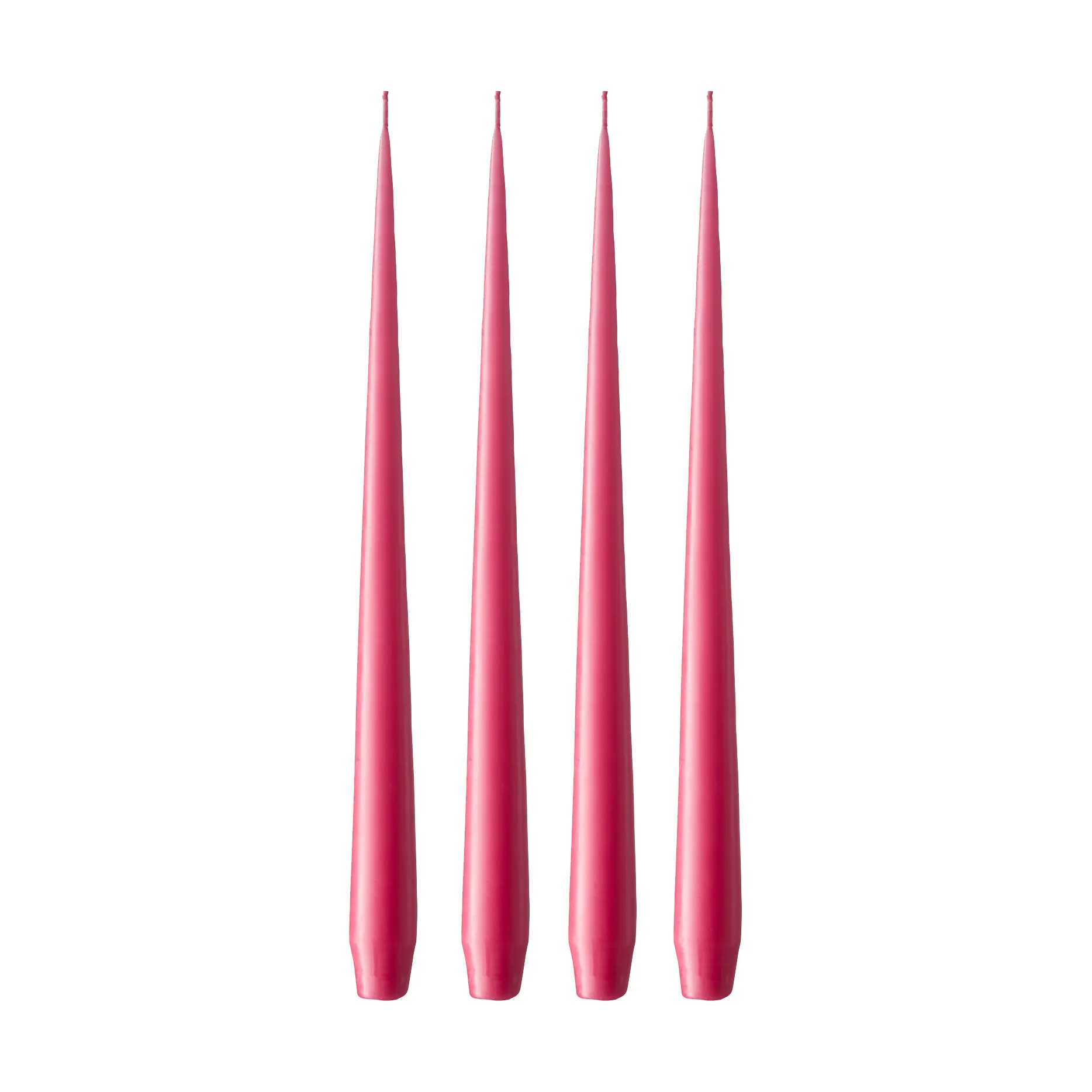 ester & erik ljus 4-pack matt, Deep pink 41/2, 42 cm ester & erik