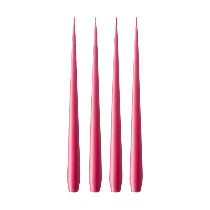 ester & erik ljus 4-pack matt - Deep pink 41/2, 42 cm - Ester & erik