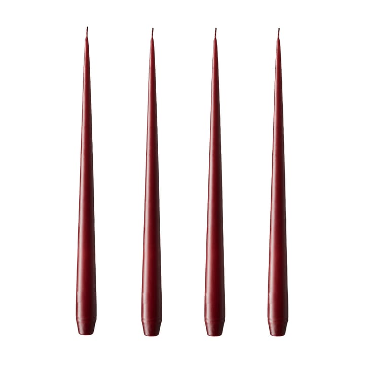 ester & erik ljus 4-pack matt - Deep wine, 32 cm - Ester & erik