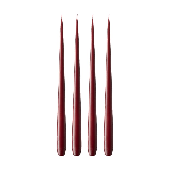 ester & erik ljus 4-pack matt - Deep wine 44/2, 42 cm - Ester & erik