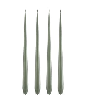 ester & erik ljus 4-pack matt - green soil, 32 cm - ester & erik