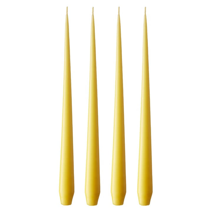 ester & erik ljus 4-pack matt - Lemon drop 15, 32 cm - Ester & erik