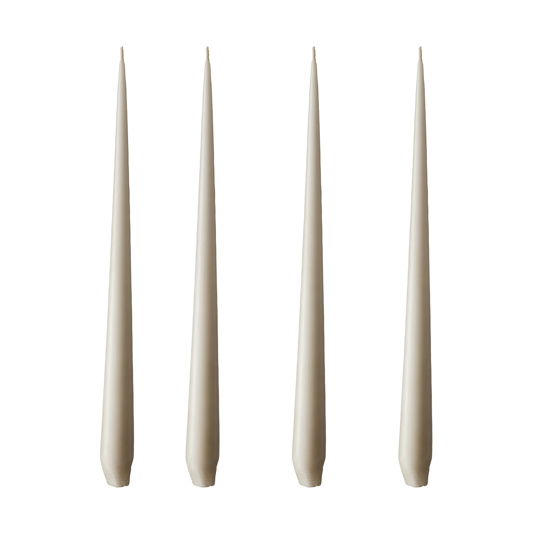 ester & erik ljus 4-pack matt, linen grey, 32 cm ester & erik