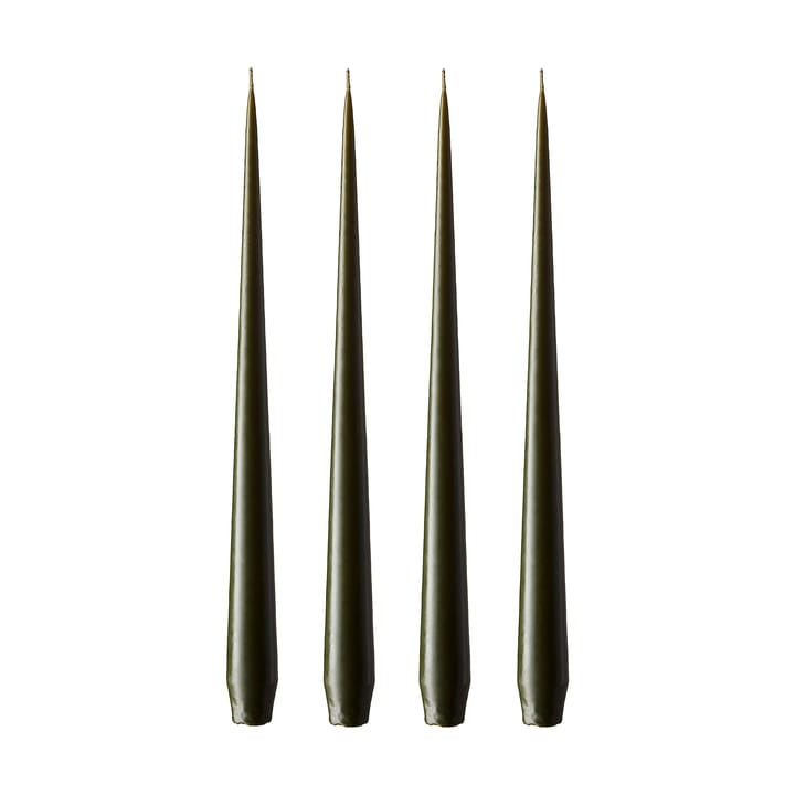 ester & erik ljus 4-pack matt - mörk deep forest, 42 cm - Ester & erik