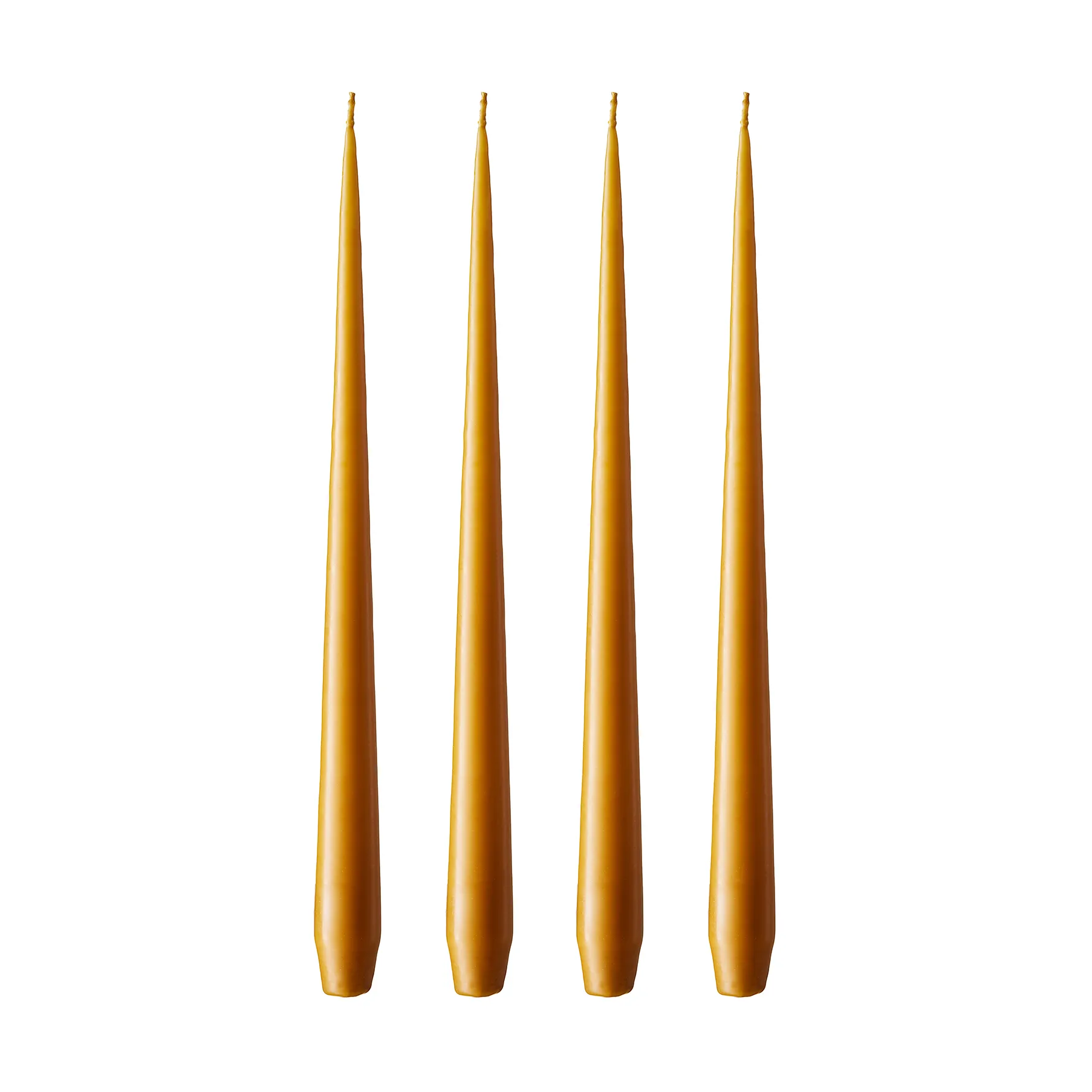 ester & erik ljus 4-pack matt, mörk saffran, 32 cm ester & erik