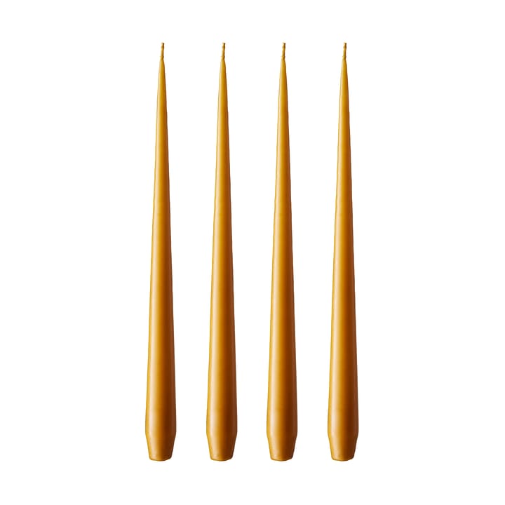 ester & erik ljus 4-pack matt - mörk saffran, 32 cm - Ester & erik