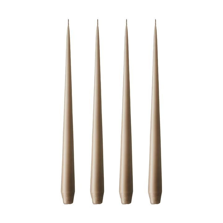 ester & erik ljus 4-pack matt - nougat note, 32 cm - Ester & erik