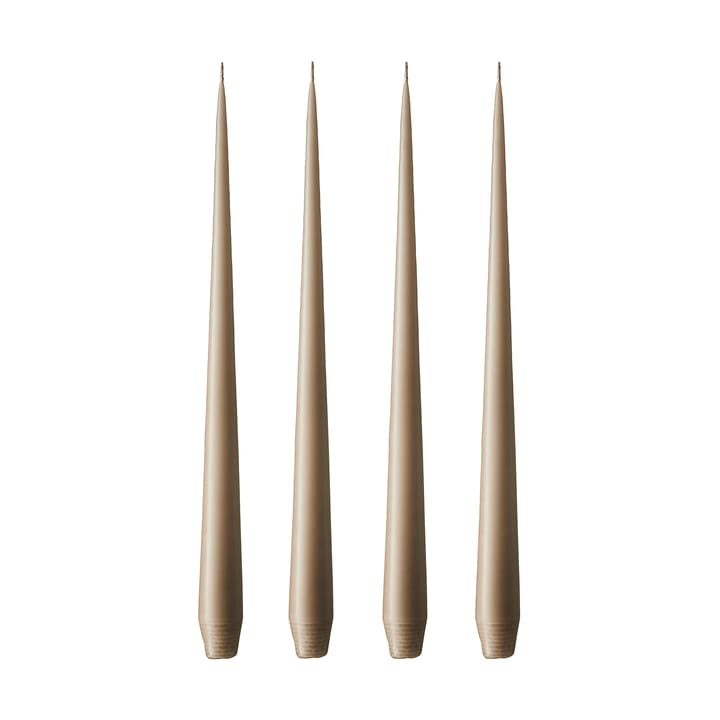 ester & erik ljus 4-pack matt - nougat note, 42 cm - Ester & erik