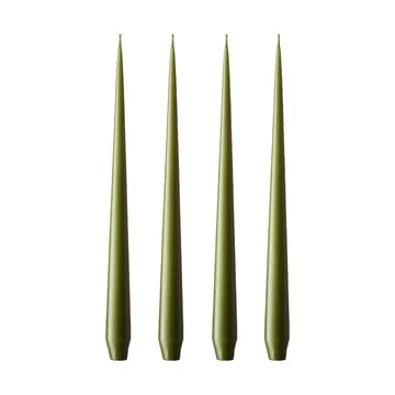 ester & erik ljus 4-pack matt - olive glow, 32 cm - ester & erik