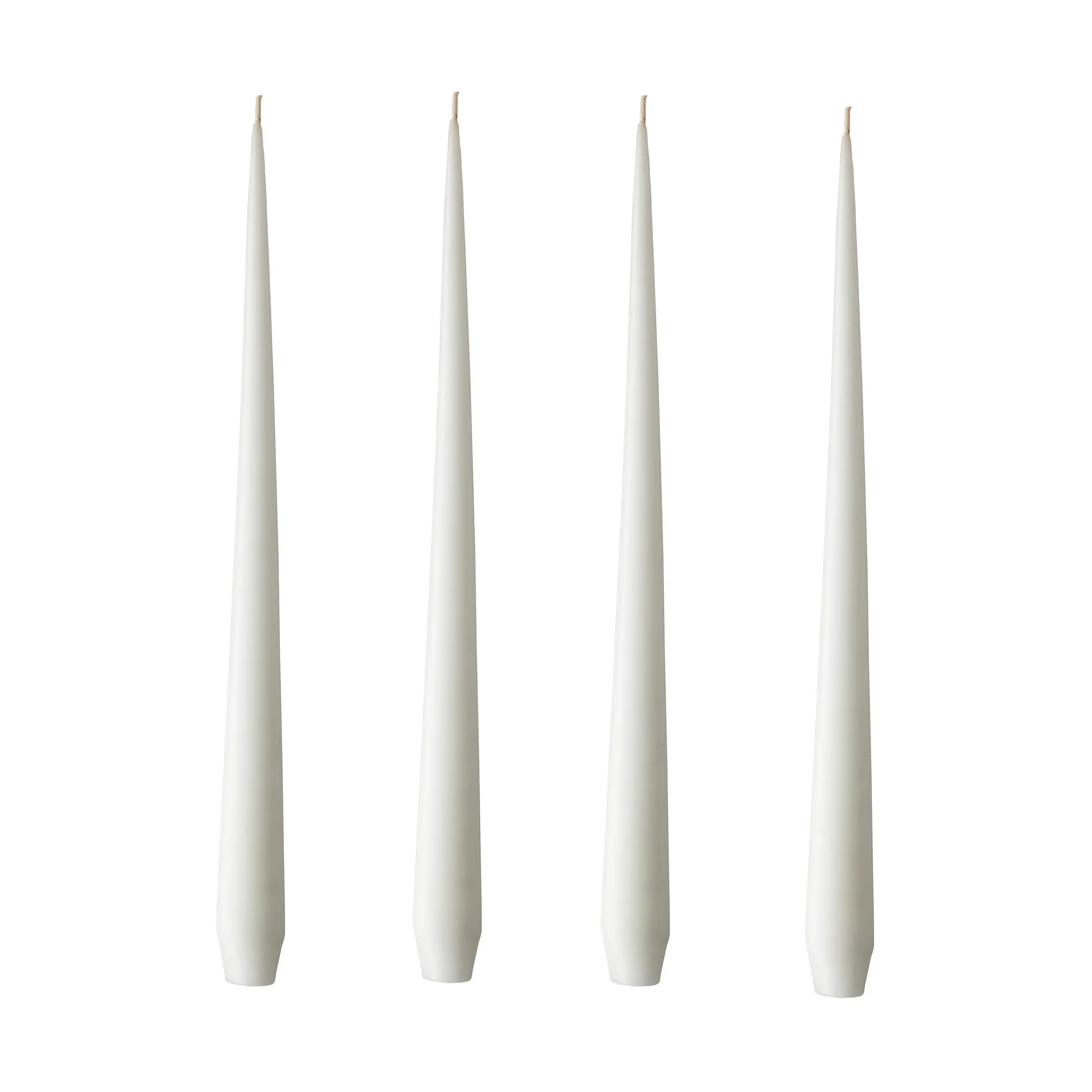 ester & erik ljus 4-pack matt, pure white, 32 cm ester & erik