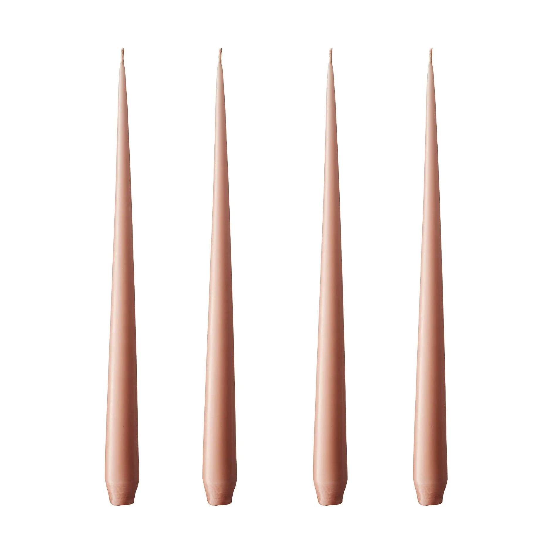 ester & erik ljus 4-pack matt, rosy caramel, 32 cm ester & erik