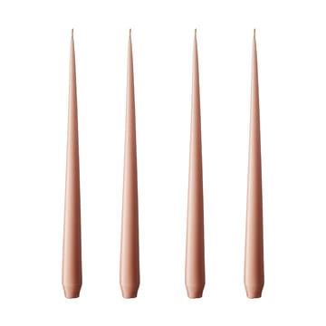 ester & erik ljus 4-pack matt - rosy caramel, 32 cm - ester & erik