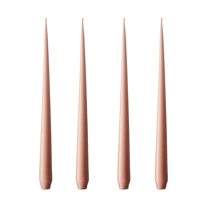 ester & erik ljus 4-pack matt - rosy caramel, 32 cm - Ester & erik