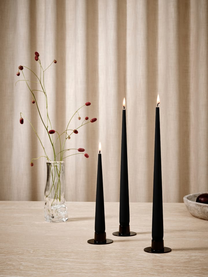 ester & erik ljus 4-pack matt, Velvet matt black 95, 32 cm ester & erik